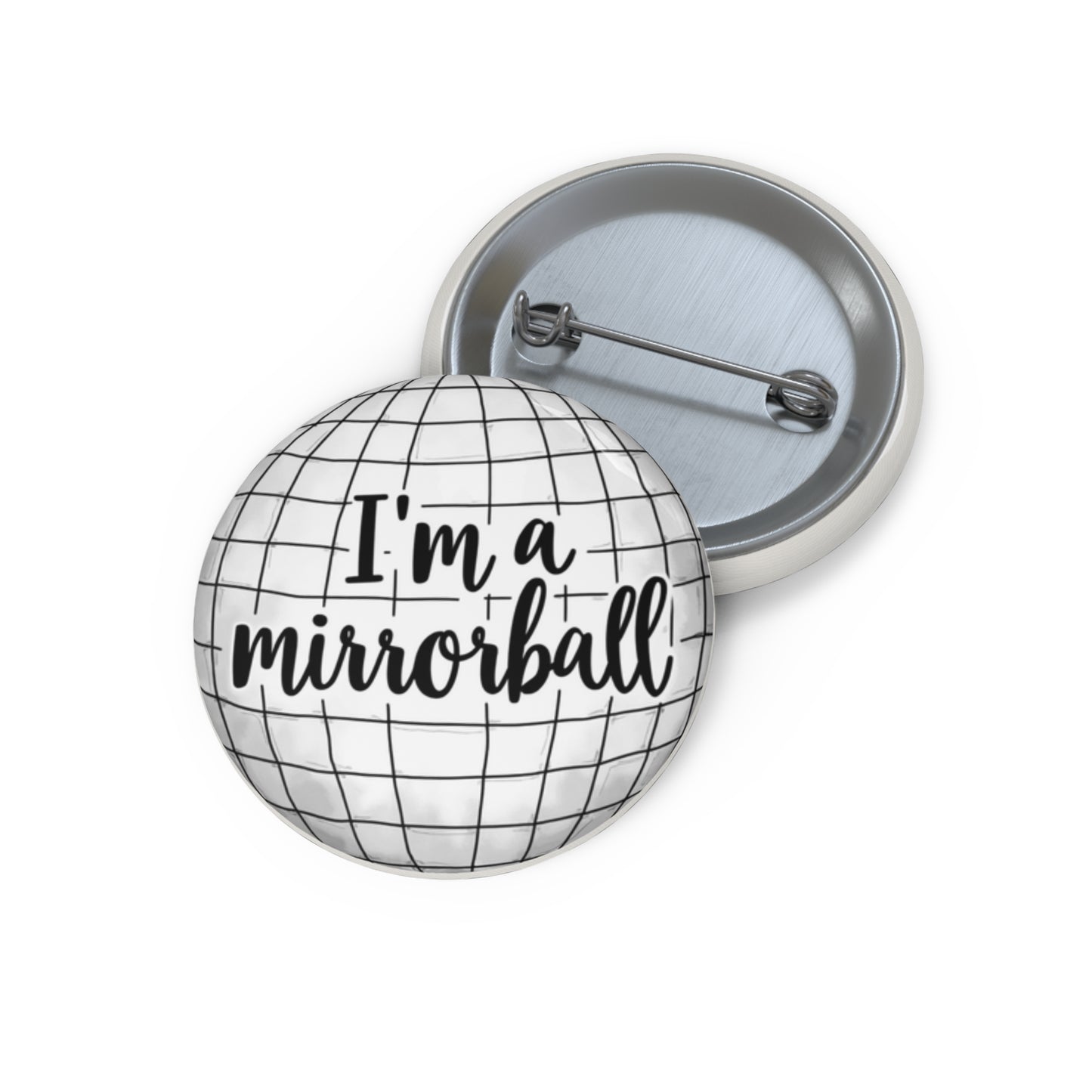 unique pin inspired by the song mirrorball