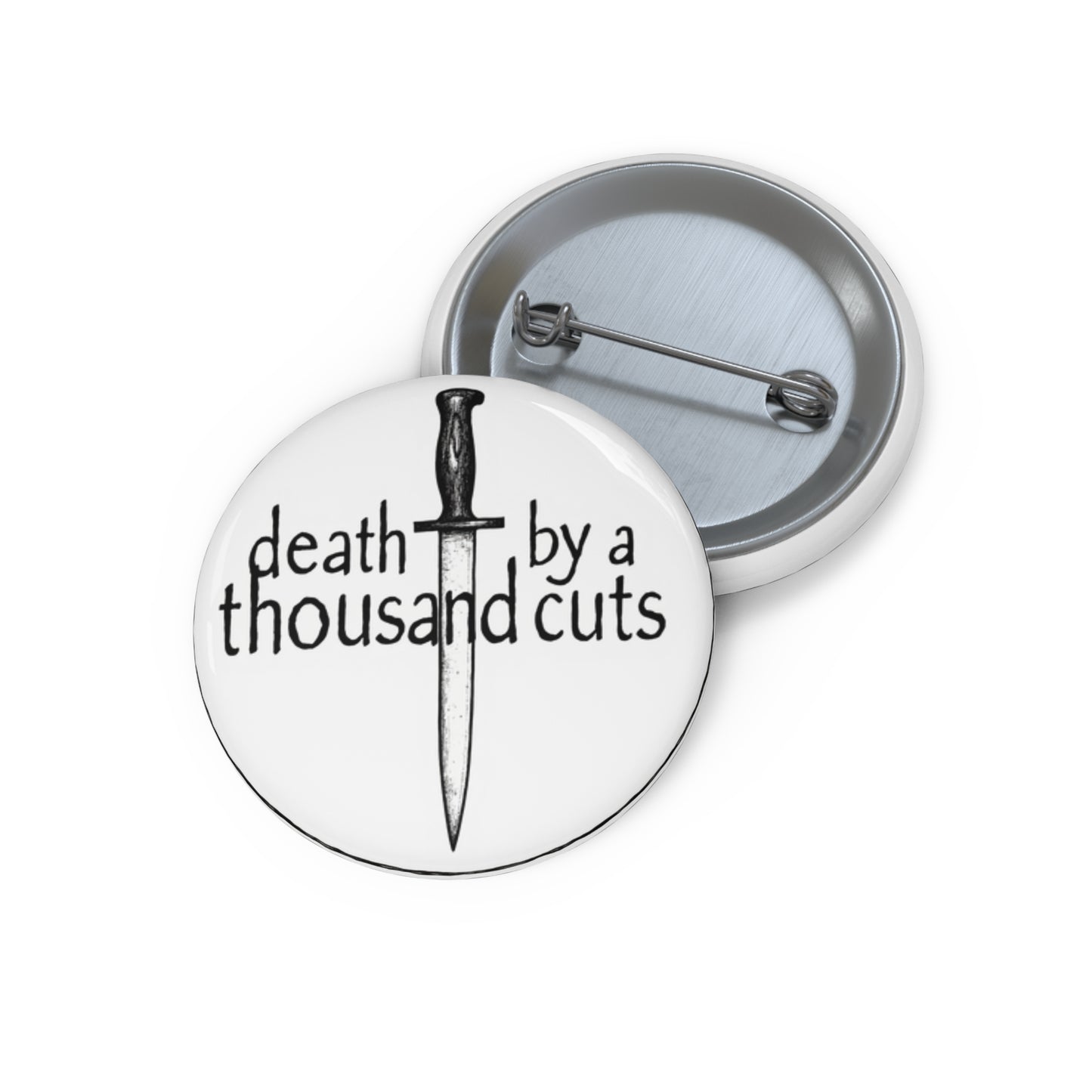 unique pin inspired by the song death by a thousand cuts