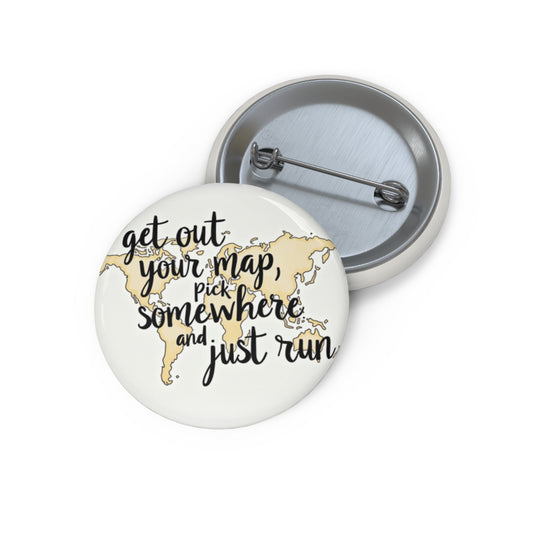 unique pin inspired by the song Dear Reader