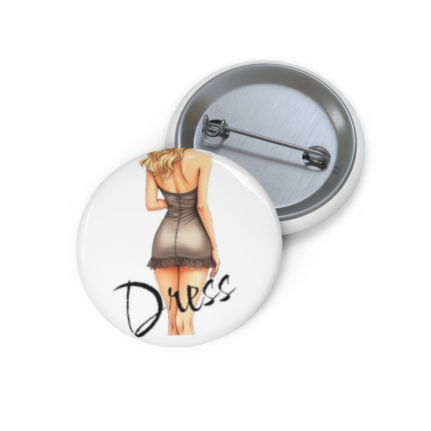 unique pin inspired by the song Dress